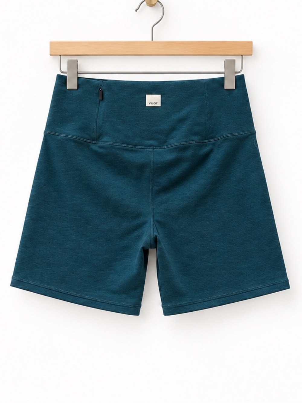 Vuori Moss Heather High Rise Clean Elevation Shorty 6” Bike Athletic Yoga Shorts - Picture 5 of 7
